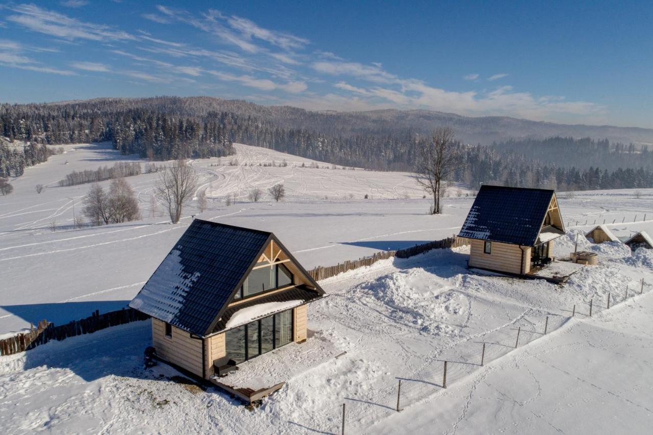 Osada Janosika Jacuzzi Drewniany Domek Na Odludziu Klikuszowa Buitenkant foto